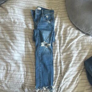 Abercrombie & Fitch Super Skinny Ankle High Rose